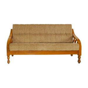 wooden sofa