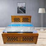 Wooden Cot 5' Full Teak-AW