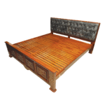 Wooden Cot 6' Teak DX019