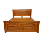 Wooden Cot 5' Teak Wood ST015 01 12