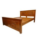Wooden Cot 5' Teak Wood ST015 02 12