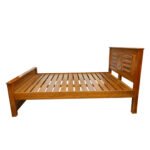 Wooden Cot 5' Teak Wood ST015 03 10