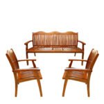 Teak Wood Sofa Nilkamal 3+1+1 AW 02 43