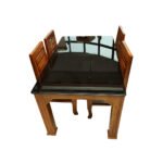 Dining 4'S Teak Glass NF