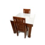 Dining 3X3 Teak+Stone NF reasonable price furniture near me